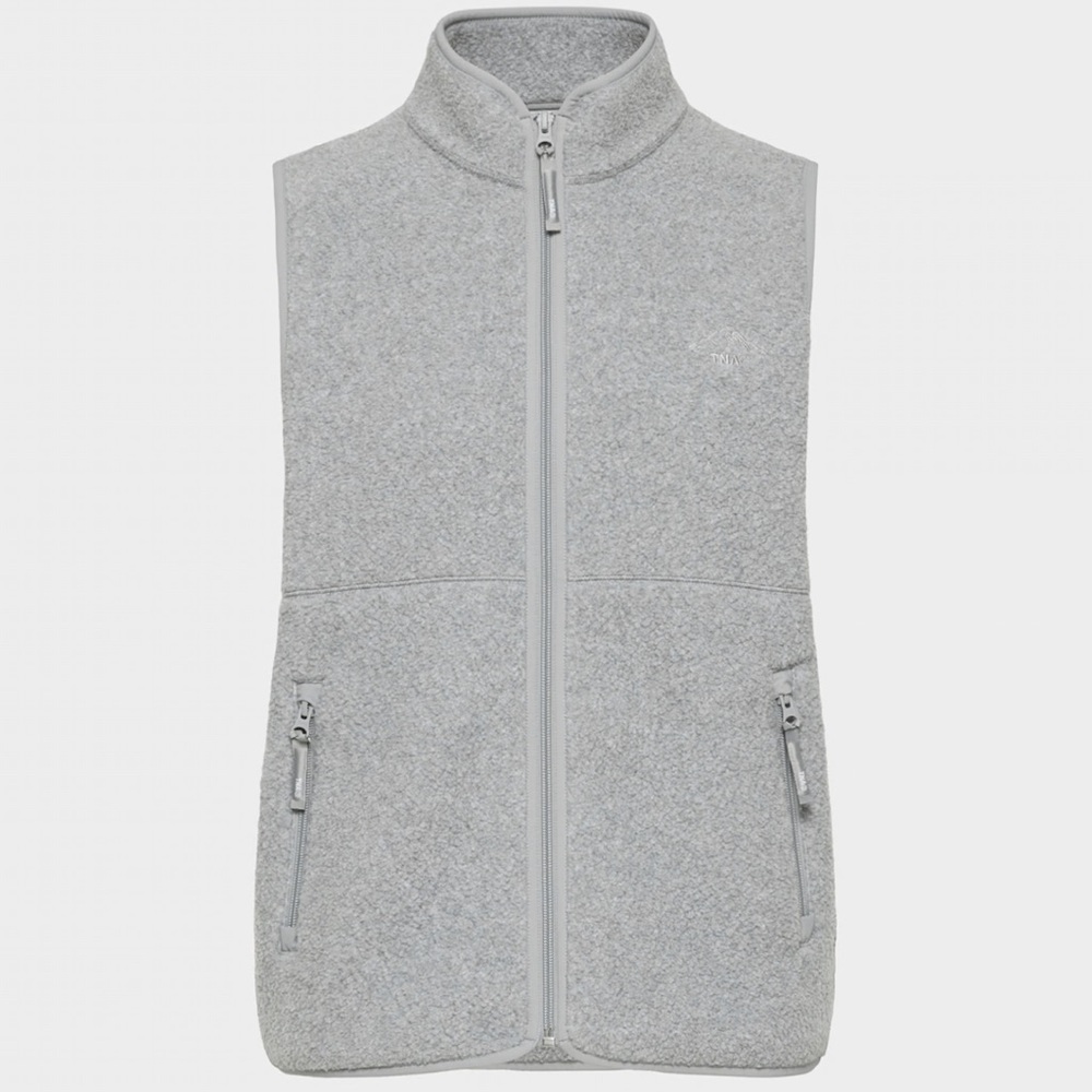 Aritzia Polartec Thermal Pro Mockneck Vest in Heather Athletic Grey Brand New